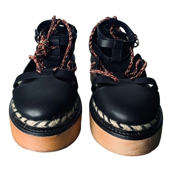 Ulla Johnson Salinas Twisted Rope Leather Flatform Platform NWOT $490 - Picture 7 of 14